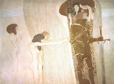Fregio di Beethoven - Desiderio di felicità da Gustav Klimt